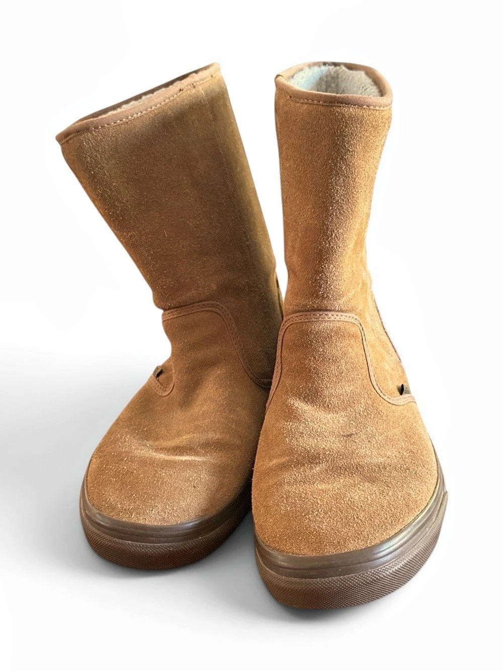 Vans Phoebe Tall Suede Boots Brown Unisex 7.5 M/ 9 F